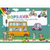 JIRI MODELS 2833-6 Doprava, vymaľovanka, A5 JIRI MODELS 2833-6 Doprava, vymaľovanka, A5