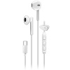 Genius HS-M366 Headset, drátový, do uší, mikrofon, ovládání hlasitosti, 360° rotační klip, USB-C, bílý 31710033401 Genius HS-M366 Headset, drátový, do uší, mikrofon, ovládání hlasitosti, 360° rotační klip, USB-C, bílý 31710033401
