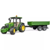 Bruder: Traktor John Deere 5115M s prívesom Bruder: Traktor John Deere 5115M s prívesom