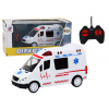 LEAN TOYS Diaľkovo ovládaná sanitka RC svetlá a zvuky biela LEAN TOYS Diaľkovo ovládaná sanitka RC svetlá a zvuky biela