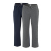 Linea Long Pant Pyjamas Bottoms Mens 2pk Navy/Charcoal XL Linea Long Pant Pyjamas Bottoms Mens 2pk Navy/Charcoal XL