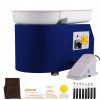 SucceBuy Elektrický Hrnčiarsky Kruh 52x35x35CM Modrý 220V 13,3KG SucceBuy Elektrický Hrnčiarsky Kruh 52x35x35CM Modrý 220V 13,3KG