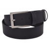 Pánsky kožený opasok 763-40-01 čierny hladký pracka Medard Pánsky kožený opasok 763-40-01 čierny hladký pracka Medard