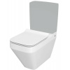 Cersanit Crea WC kombi misa s doskou SoftClose, vario odpad, CleanOn, biela K114-022 Cersanit Crea WC kombi misa s doskou SoftClose, vario odpad, CleanOn, biela K114-022