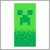 Minecraft osuška, plážová uterák „Digital Creeper” 70x140 cm Minecraft osuška, plážová uterák „Digital Creeper” 70x140 cm