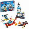 LEGO 60308 City Wilflife Policajný a hasičský zbor v pobrežnej operácii, detská hračka vrtuľník