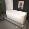 Erga Marina, rohová voľne stojaca vaňa 150x75 cm + odtoková zátka, pravá, biela lesklá, ERG-MARINA-150075R-WH-WH Erga Marina, rohová voľne stojaca vaňa 150x75 cm + odtoková zátka, pravá, biela lesklá, ERG-MARINA-150075R-WH-WH