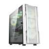 Počítačová skriňa Darkflash DK431 + 4 ventilátory (biela) DK431 White Počítačová skriňa Darkflash DK431 + 4 ventilátory (biela) DK431 White