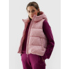 Women's 4F Synthetic Down Down Vest - Pink ružová L 4F 5904698676934 Women's 4F Synthetic Down Down Vest - Pink ružová L 4F 5904698676934