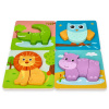 Sada štyroch skladačiek so zvieratkami Sada štyroch skladačiek so zvieratkami