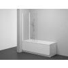 Ravak Chrome - Vaňová zástena CVS2-100 L, dvojdielna, 100x150 cm, matná biela/číre sklo 7QLA0E00Z1 Ravak Chrome - Vaňová zástena CVS2-100 L, dvojdielna, 100x150 cm, matná biela/číre sklo 7QLA0E00Z1