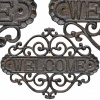 Železná uvítacia tabuľka Welcome dekorácia 28cm Železná uvítacia tabuľka Welcome dekorácia 28cm
