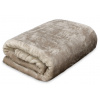 Flanelová deka Viktória 140x200 cm, telová/béžová Flanelová deka Viktória 140x200 cm, telová/béžová