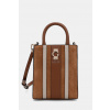 Kožená kabelka Guess ERENIA HWSB78.38750 hnedá ONE SIZE Kožená kabelka Guess ERENIA HWSB78.38750 hnedá ONE SIZE