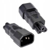 Premium Cord adaptér IEC C14 na IEC C5 trojlístek 230V 10A Premium Cord adaptér IEC C14 na IEC C5 trojlístek 230V 10A