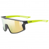 Okuliare UVEX skyryse jr. black-yellow matt/mirror yellow Okuliare UVEX skyryse jr. black-yellow matt/mirror yellow