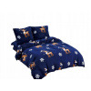Kompletná súprava posteľnej bielizne z polar fleece, modrá so zvieratkami, 140x200 cm Kompletná súprava posteľnej bielizne z polar fleece, modrá so zvieratkami, 140x200 cm