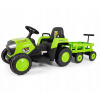 Elektrický traktor s prívesom Rolly 12V, detské autíčko na akumulátor, zelený Milly Mally Elektrický traktor s prívesom Rolly 12V, detské autíčko na akumulátor, zelený Milly Mally