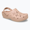 Šľapky Crocs Classic Floral Cutout Clog pink caramel Šľapky Crocs Classic Floral Cutout Clog pink caramel