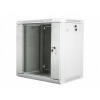 Nástenná inštalačná skrinka 19'' 12U 600X450mm sivá (s presklenými dverami) (19'' 12U 600X450mm nástenná inštalačná skrinka) Nástenná inštalačná skrinka 19'' 12U 600X450mm sivá (s presklenými dverami) (19'' 12U 600X450mm nástenná inštalačná skrinka)