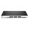 DGS-1210-28P 24-portový Gigabitový Smart PoE switch, 4x SFP DGS-1210-28P 24-portový Gigabitový Smart PoE switch, 4x SFP