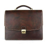 Luxusná kožená aktovka z pravej kože ručne tamponovaná v tmavo hnedej farbe (VK7897RTH) Luxusná kožená aktovka z pravej kože ručne tamponovaná v tmavo hnedej farbe (VK7897RTH)