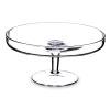 Sklenený Podnos na Stopke 29cm Sklenený Podnos na Stopke 29cm