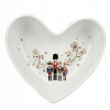 Magnoble Vianočná miska v tvare srdca Luskáčik – porcelán so zlatými detailmi 12 × 11,5 cm Magnoble Vianočná miska v tvare srdca Luskáčik – porcelán so zlatými detailmi 12 × 11,5 cm