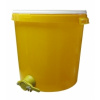 Stáčecí nádoba na 40 kg medu plastová žlutá Stáčecí nádoba na 40 kg medu plastová žlutá