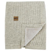 EKO Deka pletená s podšívkou Beige 100x80 cm EKO Deka pletená s podšívkou Beige 100x80 cm
