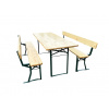 TENTino Profi pivný záhradný set 200x70 cm - STÔL + 2x LAVICA S OPIERKOU TENTino Profi pivný záhradný set 200x70 cm - STÔL + 2x LAVICA S OPIERKOU