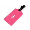 Menovka / visačka na kufor lietadlo pink 1ks Menovka / visačka na kufor lietadlo pink 1ks