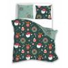 Posteľná Bielizeň 140x200 Vianočná Zimná Mikuláš Perníčky Mikrovlákno Posteľná Bielizeň 140x200 Vianočná Zimná Mikuláš Perníčky Mikrovlákno