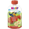 HiPP BIO 100% Ovocie Jablko Banán Jahoda kapsička (od ukonč. 4./6.mesiaca) ovocný príkrm 1x100 g HiPP BIO 100% Ovocie Jablko Banán Jahoda kapsička (od ukonč. 4./6.mesiaca) ovocný príkrm 1x100 g