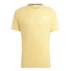 adidas Own The Run 3-Stripes T-Shirt Yellow XL adidas Own The Run 3-Stripes T-Shirt Yellow XL