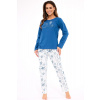 Cornette Dámske pyžamo 655/442 - bavlna Modrá S Cornette Dámske pyžamo 655/442 - bavlna Modrá S