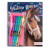 Omaľovánka s motívom koní Miss Melody Glitter Horse Omaľovánka s motívom koní Miss Melody Glitter Horse