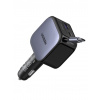 UGREEN rychlonabíječka do auta se zatahovacím kabelem 60W 3-Port, 2x USB-C,1x USB-A, GaN, stříbrná 55212B UGREEN rychlonabíječka do auta se zatahovacím kabelem 60W 3-Port, 2x USB-C,1x USB-A, GaN, stříbrná 55212B