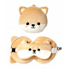 Cestovný vankúš a maska Puckator CUSH230 Adoramals Shiba Cestovný vankúš a maska Puckator CUSH230 Adoramals Shiba