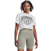 Under Armour Tričko UA Collegiate Crest Crop SS White MM Under Armour Tričko UA Collegiate Crest Crop SS White MM