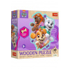Trefl Trefl Drevené obrysové puzzle Veselá skupina psov 50 dielikov Trefl Trefl Drevené obrysové puzzle Veselá skupina psov 50 dielikov