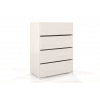 Visby Komoda Sandemo 4S80, 80 cm, buk (Barva: Bílá) Visby Komoda Sandemo 4S80, 80 cm, buk (Barva: Bílá)