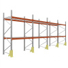 Majster Regál Palettenregale - Grundregal - 400 - 185 - 110 - 2 - 500 - 4 - wire mesh - protector, Pozinkované/Oranžová Majster Regál Palettenregale - Grundregal - 400 - 185 - 110 - 2 - 500 - 4 - wire mesh - protector, Pozinkované/Oranžová