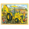 Bigjigs Toys dřevěné hračky Bagr 24 dielov Bigjigs Toys dřevěné hračky Bagr 24 dielov