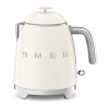 Krémová rýchlovarná kanvica z nehrdzavejúcej ocele 800 ml Retro Style – SMEG Krémová rýchlovarná kanvica z nehrdzavejúcej ocele 800 ml Retro Style – SMEG