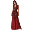 Dámské večerní dlouhé šaty s flitry BETTY (Dámské šaty) Dámské večerní dlouhé šaty s flitry BETTY (Dámské šaty)