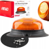 Výstražná oranžová LED lampa Amio s 18 diódami, homologizácia ECE R65 R10, 12/24V Výstražná oranžová LED lampa Amio s 18 diódami, homologizácia ECE R65 R10, 12/24V