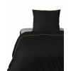 Posteľná Bielizeň Pure z Mako saténu, bavlnená 140x200 Čierna Premium Posteľná Bielizeň Pure z Mako saténu, bavlnená 140x200 Čierna Premium