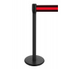 Systém riadenia pohybu ľudí Traffico, typ 2.9, stĺpiky čierne, popruh čierny/červený, dĺžka až 3,80 Systém riadenia pohybu ľudí Traffico, typ 2.9, stĺpiky čierne, popruh čierny/červený, dĺžka až 3,80