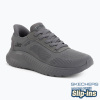 Pánske topánky SKECHERS Bobs Squad Chaos Solid Step gray Pánske topánky SKECHERS Bobs Squad Chaos Solid Step gray